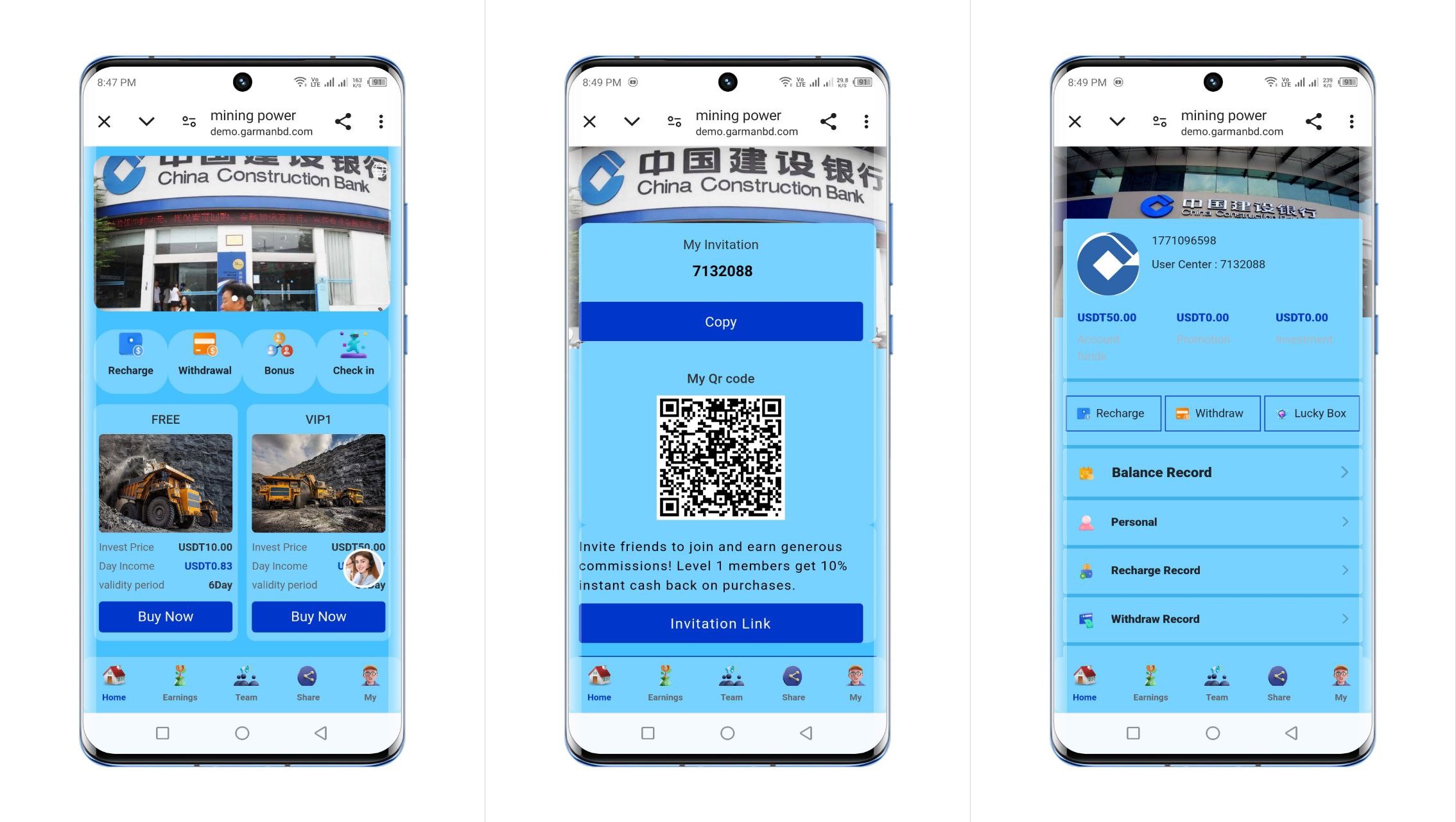 Mining Website